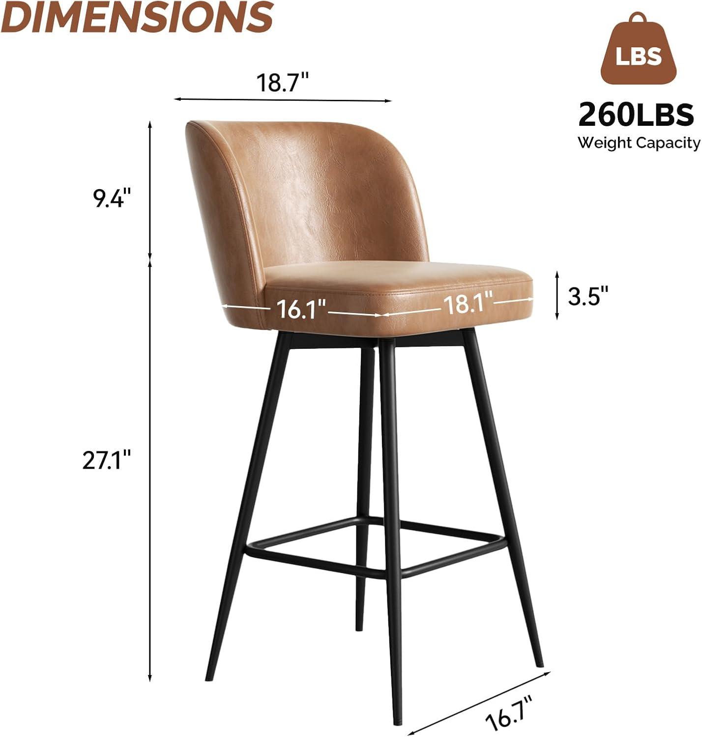 Benedit Swivel Counter & Bar Stool