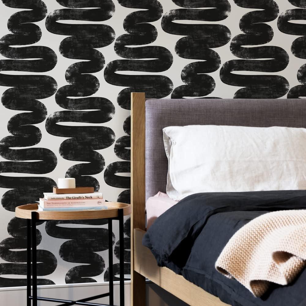 Wiggle Room Peel and Stick Wallpaper By Bobby Berk