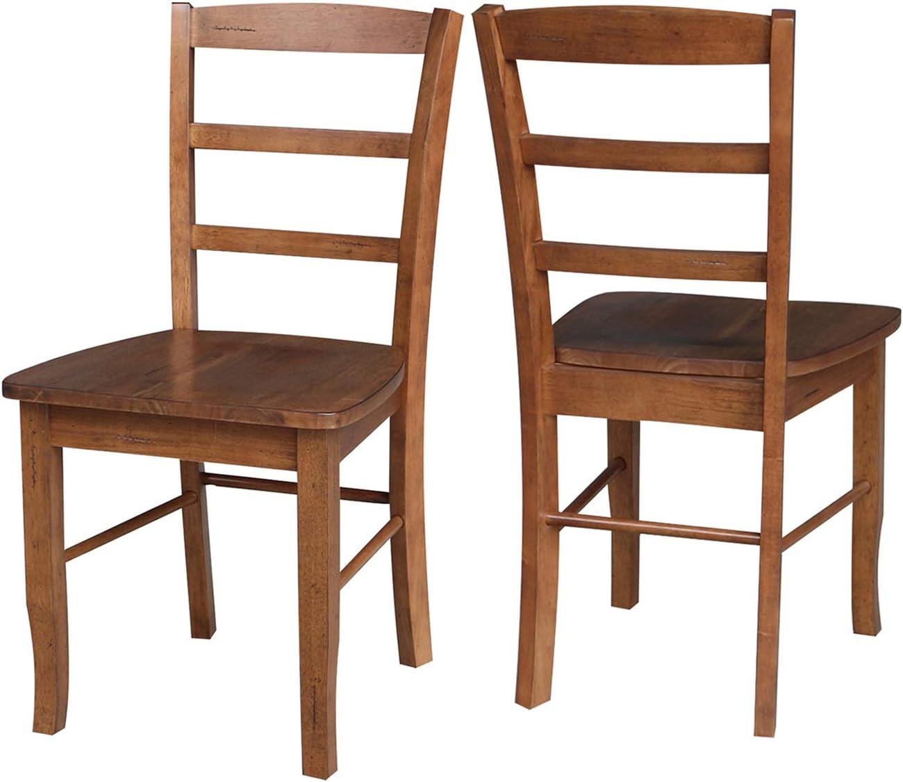 Set of 2 Madrid Ladderback Chairs - International Concepts