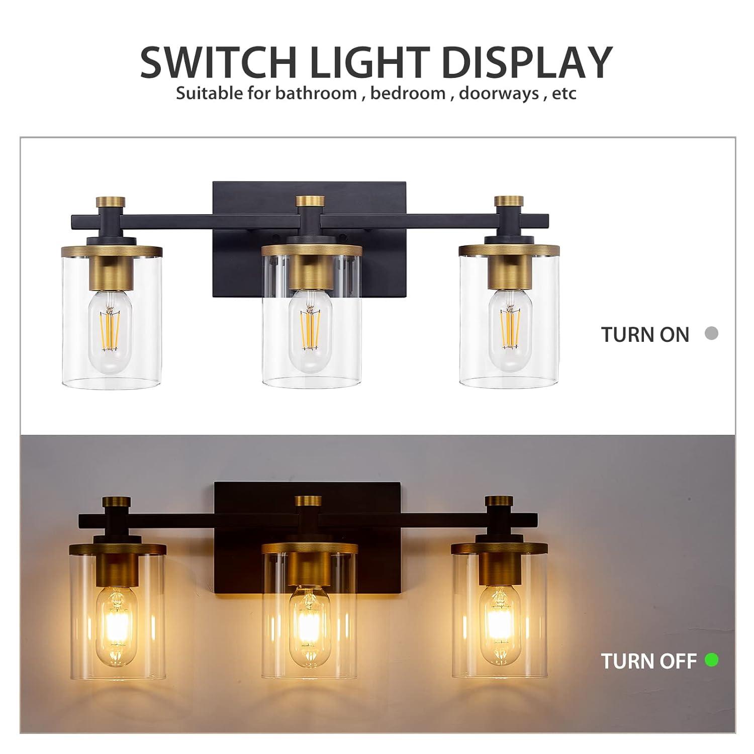 2 - Light Dimmable Vanity Light