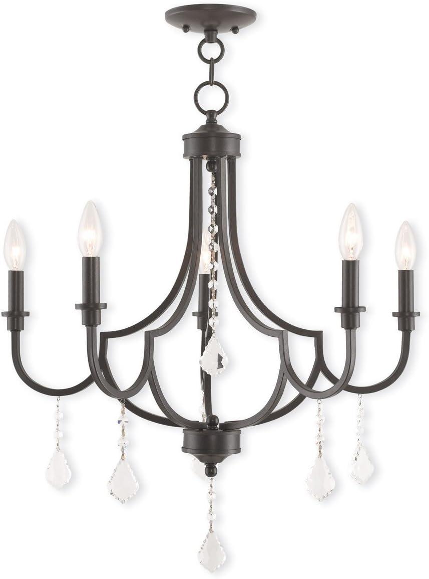 Livex Lighting Glendale 5 - Light Chandelier in  English Bronze