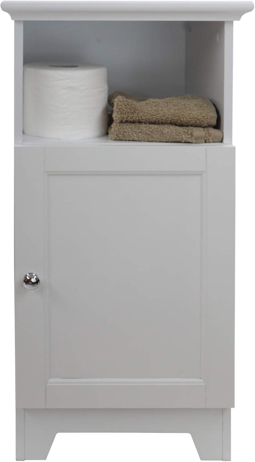 Redmon Single Door Cabinet 13.25W x 11.75D x 27.75H, White