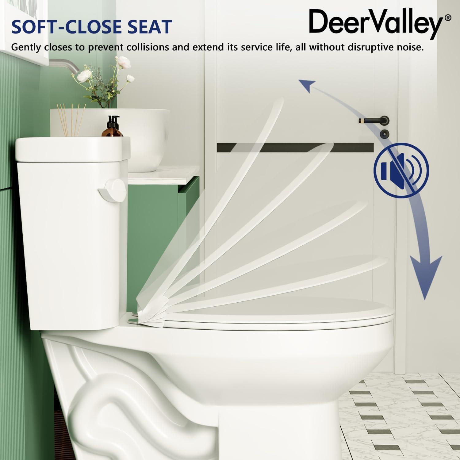 21inch High Two-Piece Toilet, Extra Tall Toilet Comfortable SeatHeight 1.28 GPF Elongated Floor Mounted (Seat Included)