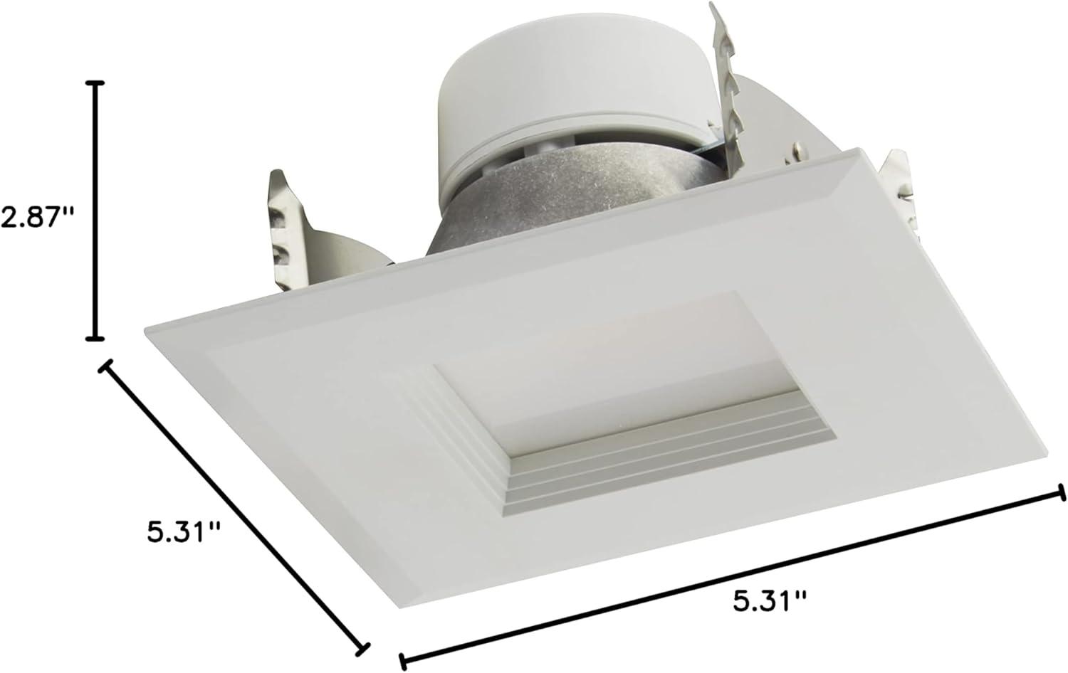 5.31'' Selectable Color Temperature Dimmable IC Rated LED Retrofit Recessed Lighting Kit