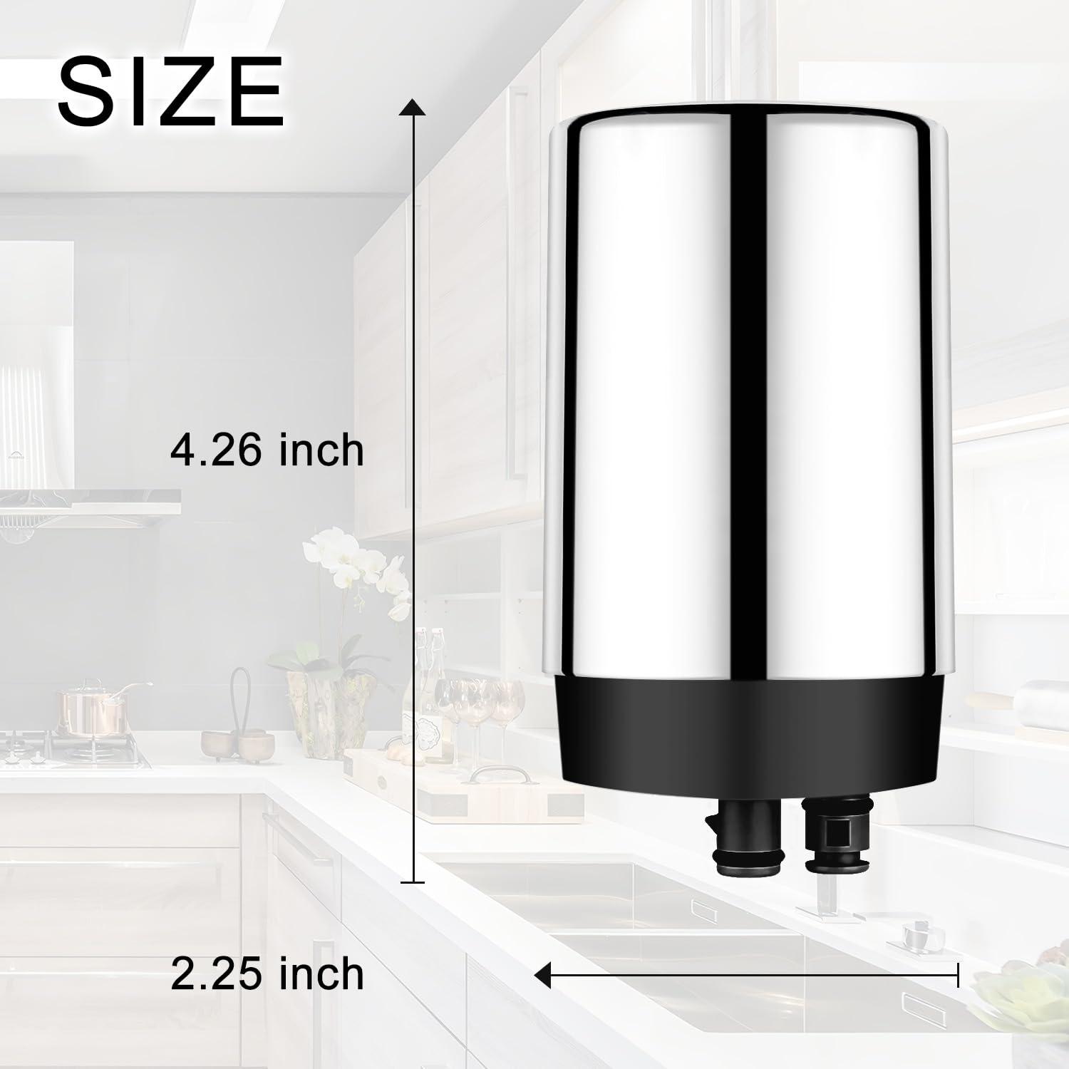 Brita 3ct Replacement Water Filters for Brita Tap Faucet Mounts - Chrome: Filters Copper & Mercury