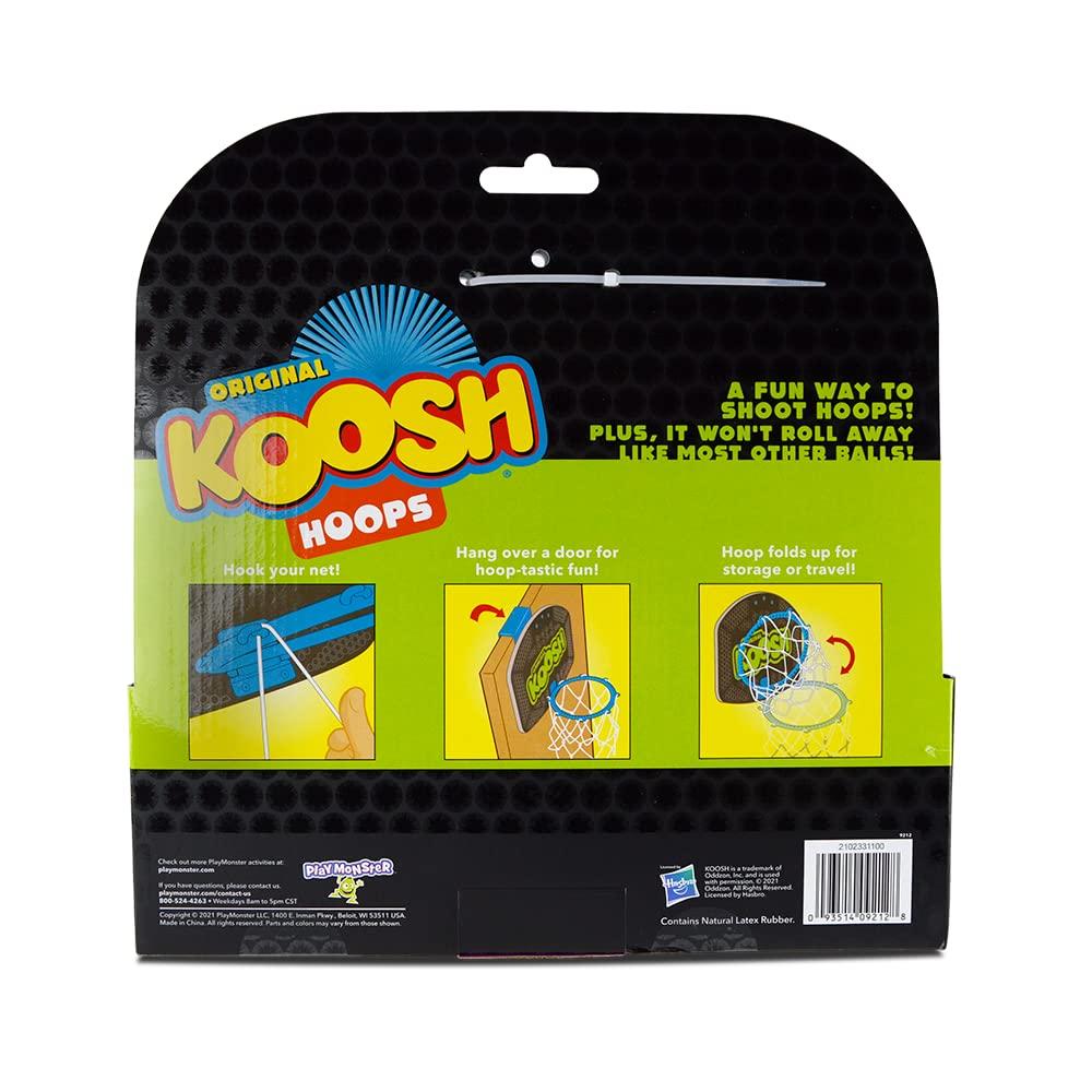 Koosh Hoops Foldable Unisex Kid Ages 6+ Electronic Basketball, Silicone Multi Color 2.75"D x 12.5"W x 11.75"H