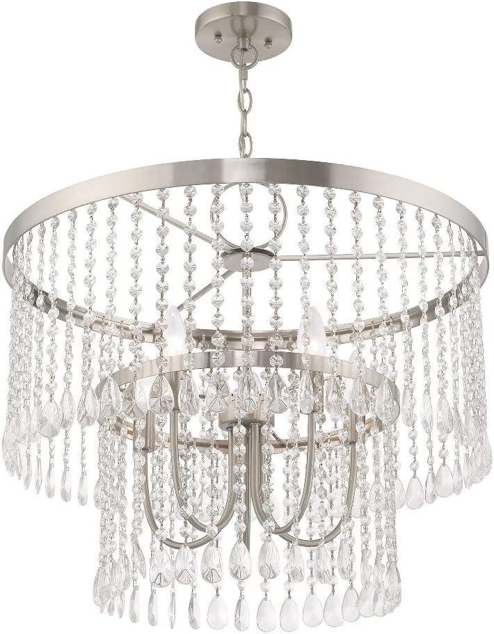 Livex Lighting Elizabeth 5 - Light Chandelier in  Brushed Nickel