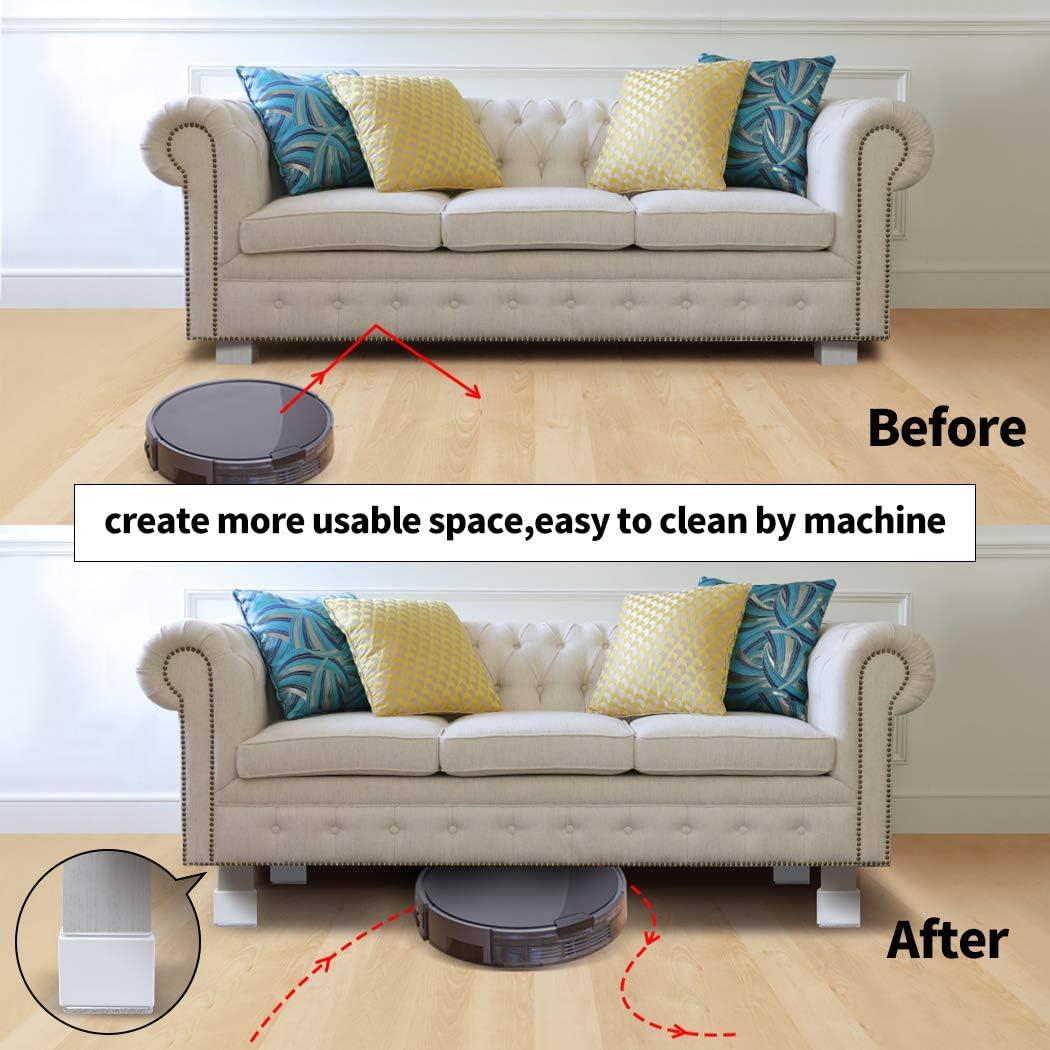 MAXAYA Bed And Furniture Risers, Heavy Square Chair So...