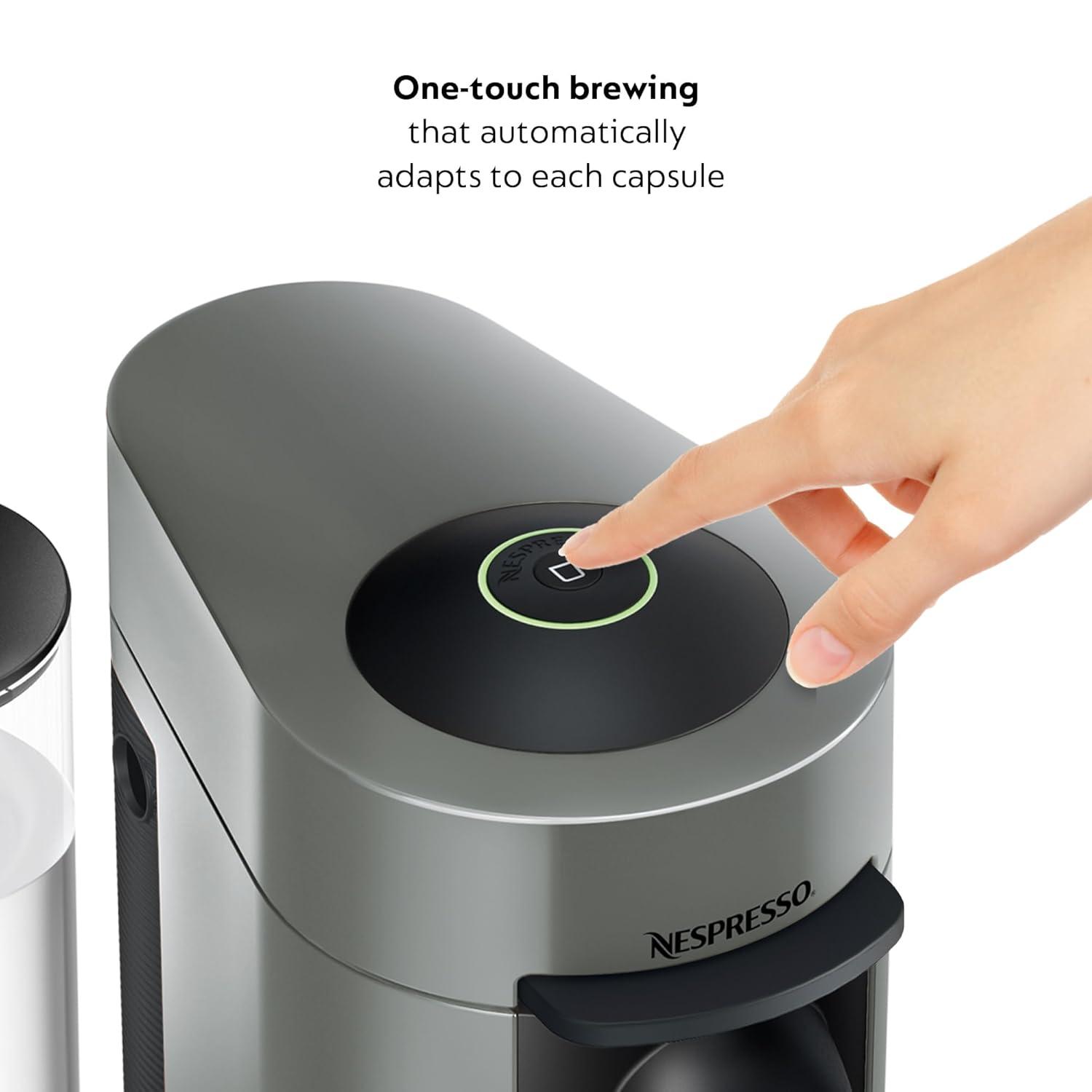 Nespresso ® by De'Longhi ® Grey VertuoPlus Coffee and Espresso Machine