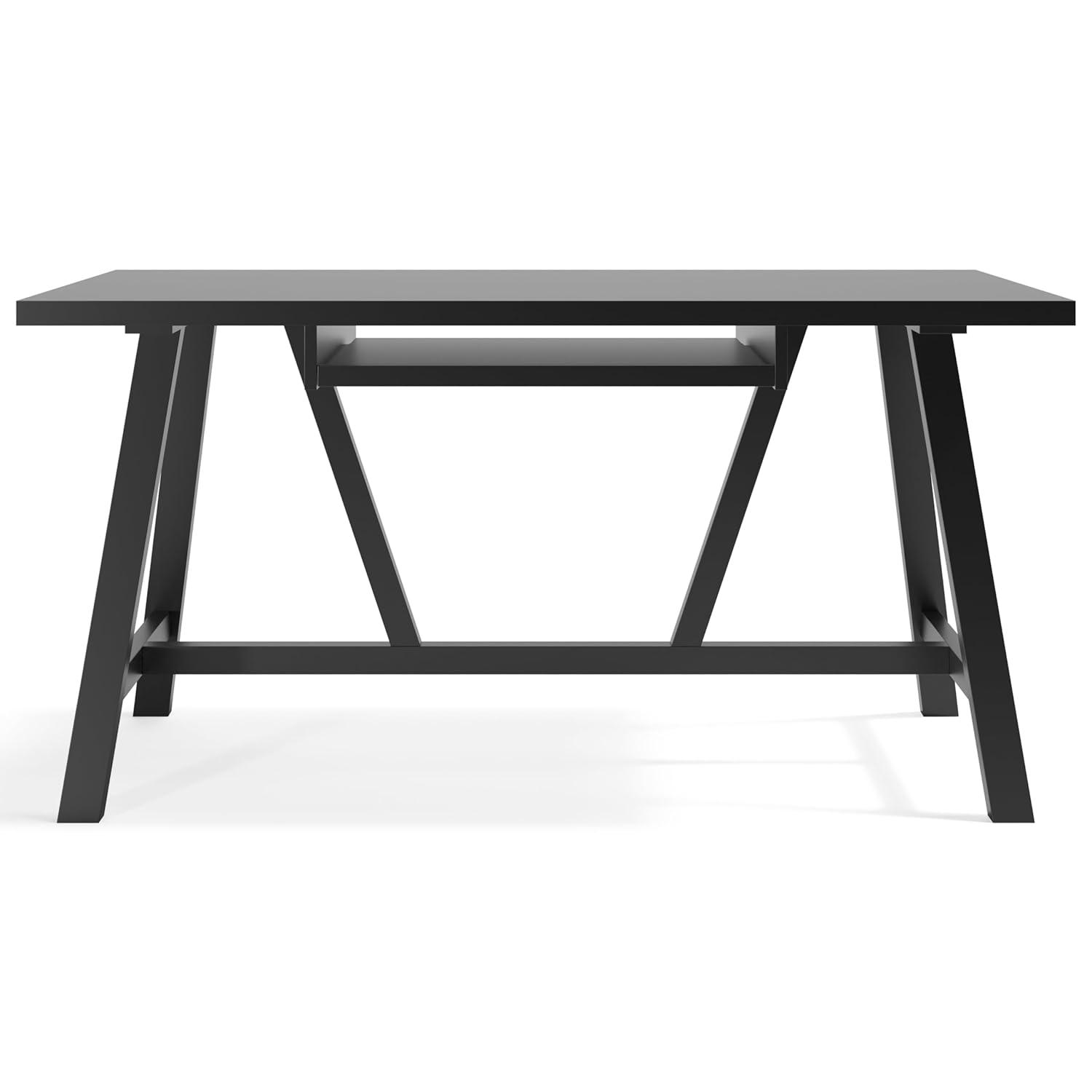 Simpli Home Dylan Solid Wood Writing Desk