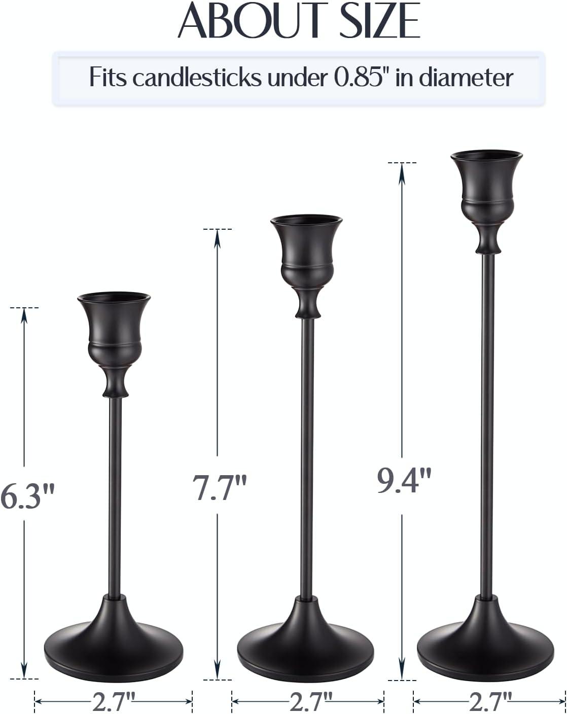 9.3'' H Metal Tabletop Candlestick