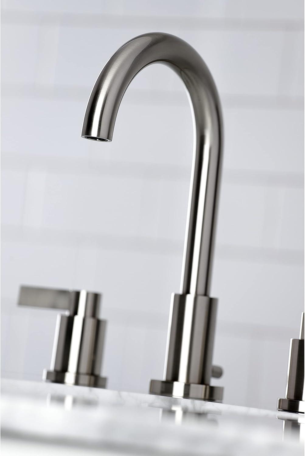 Nuvo Fusion Widespread Bathroom Faucet with Drain Assembly