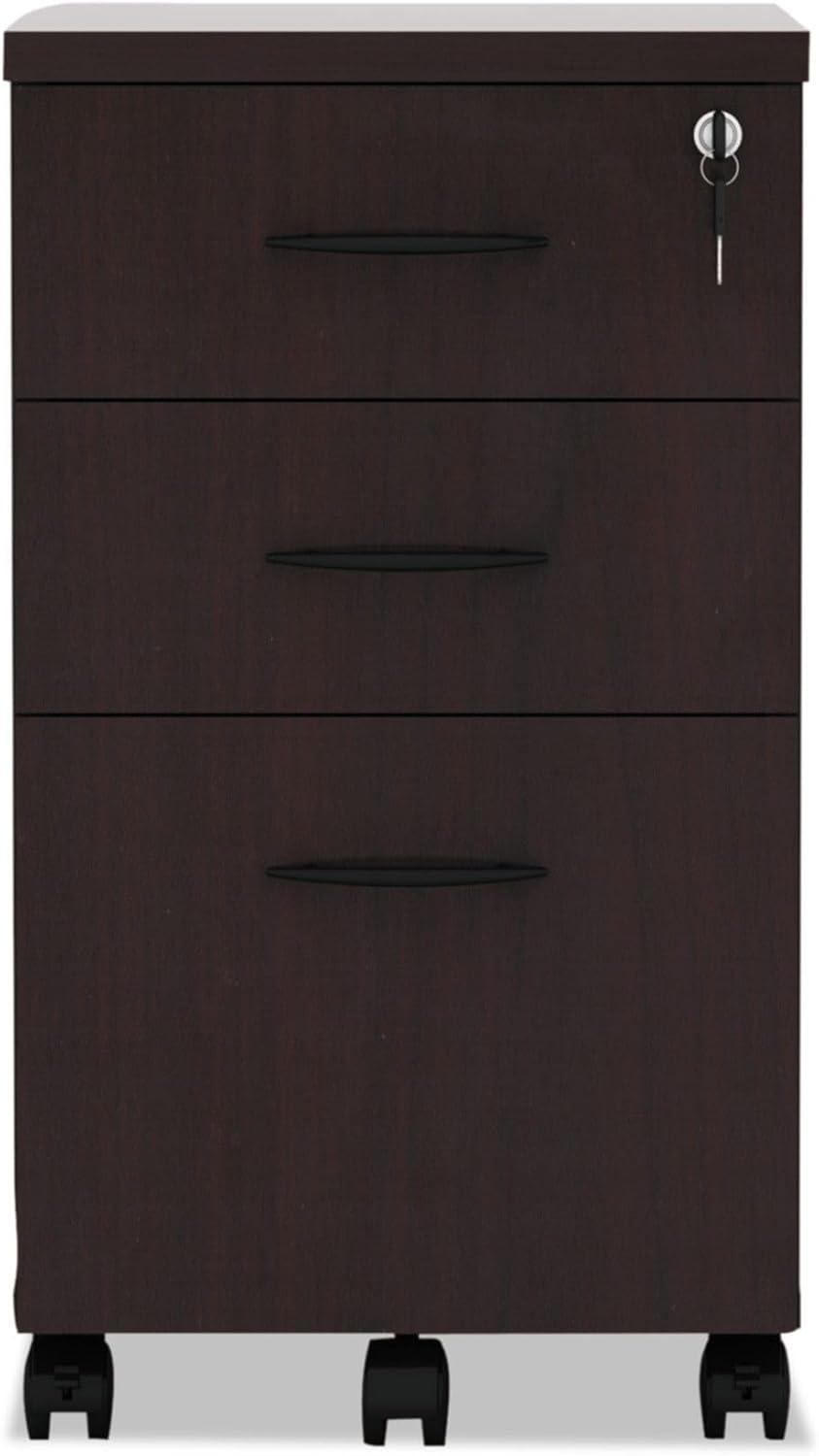 Valencia Series 15.88'' Wide 3 -Drawer Mobile File Cabinet