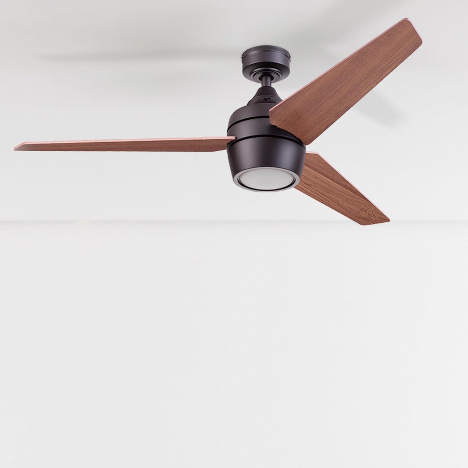 Eamon 52'' Ceiling Fan with LED Lights and Remote Control