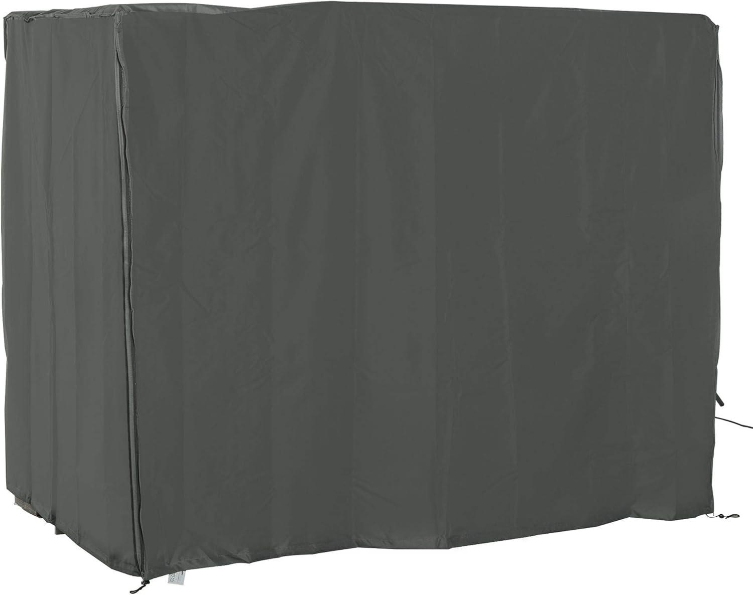 Outsunny Outdoor Patio Hammock Porch Swing Cover with UV, Water, & Dust Fighting Material, 81" x 49" x 65", Gray