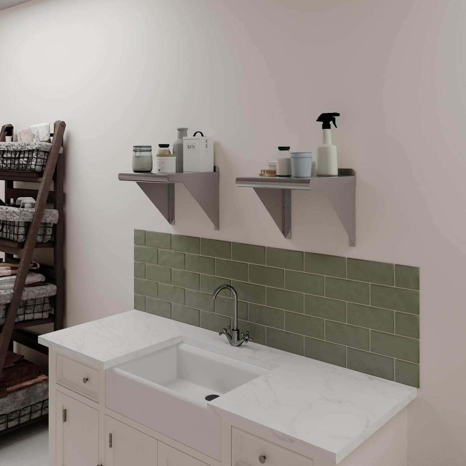 Amgood Utility Metal Wall Shelf.