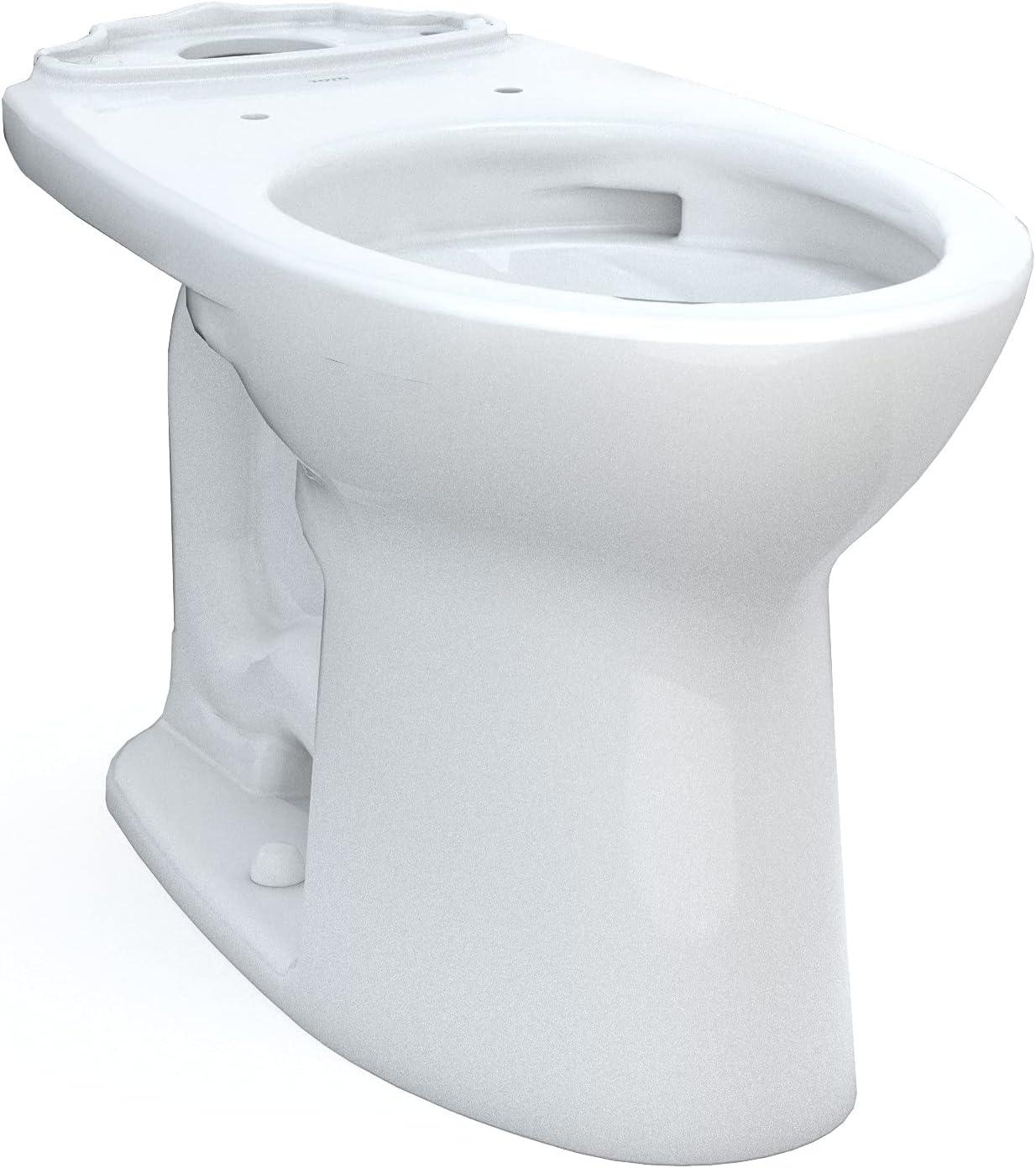 TOTO® Drake® Elongated TORNADO FLUSH® Toilet Bowl with CEFIONTECT®, Cotton White - C776CEG#01