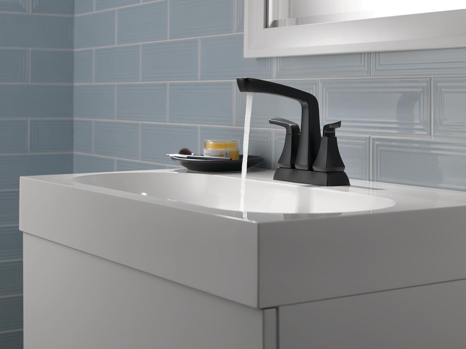 Vesna Centerset Bathroom Faucet with Drain Assembly