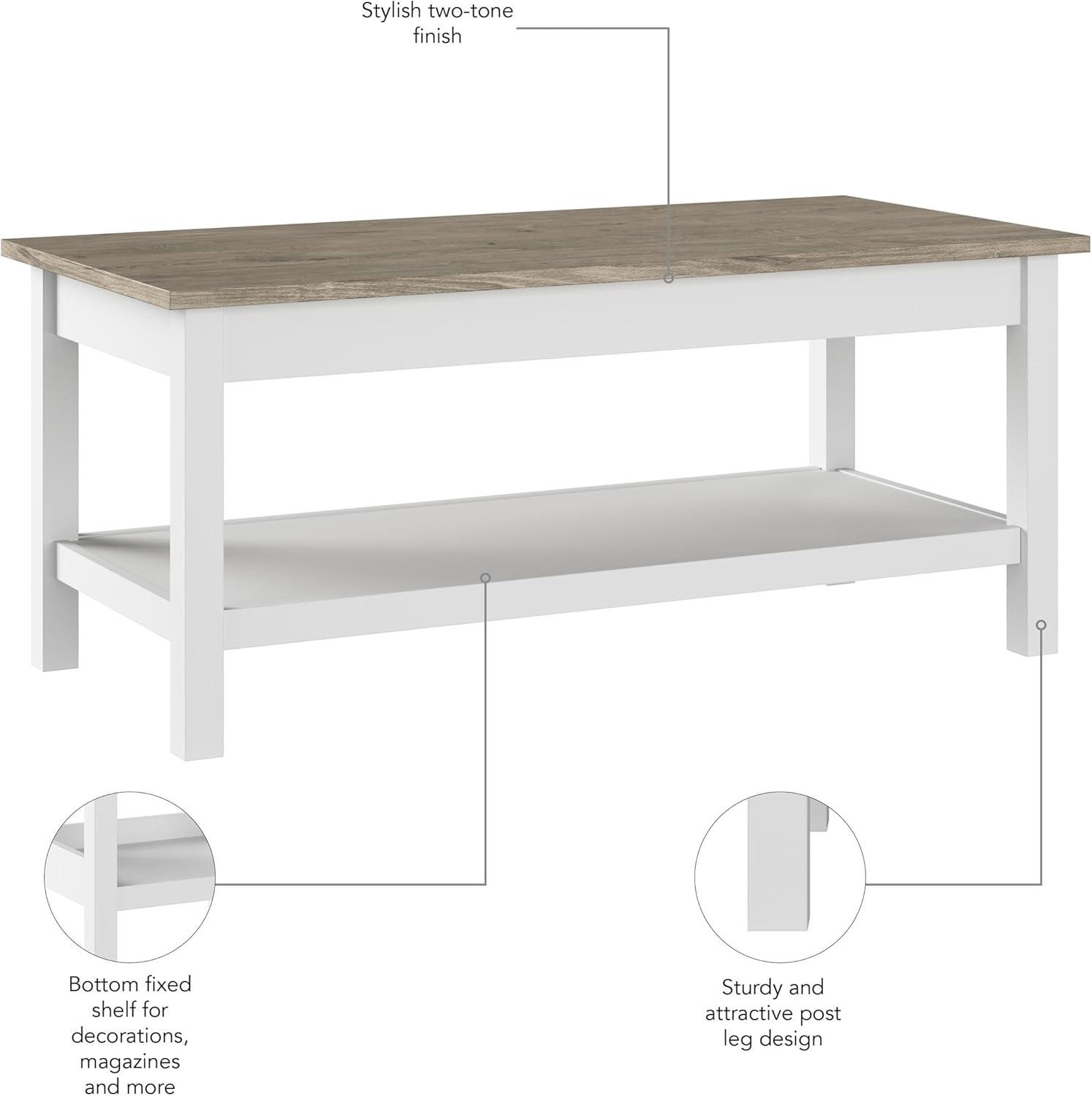 Mayfield Mesa de Centro para Sala de Estar - Madera de Ingeniería