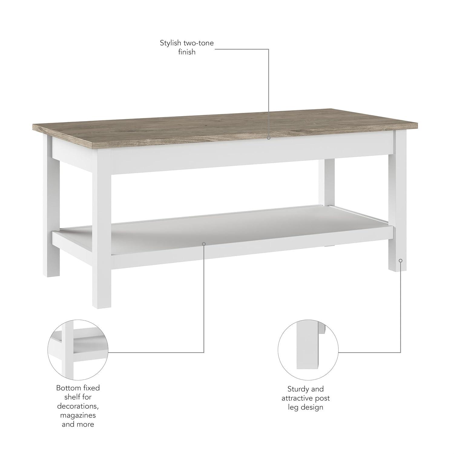 Mayfield Mesa de Centro para Sala de Estar - Madera de Ingeniería