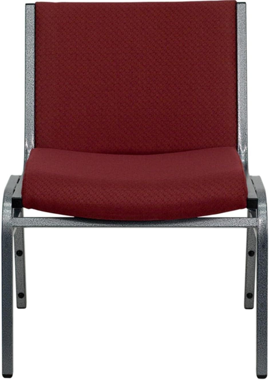 Flash Furniture HERCULES Series Big & Tall 1000 lb. Rated Burgundy Fabric Stack Chair