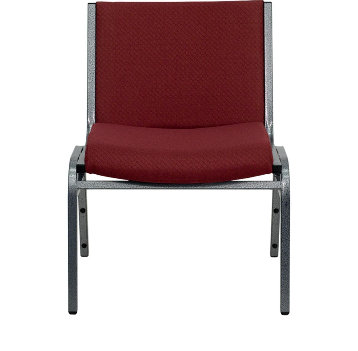 Flash Furniture HERCULES Series Big & Tall 1000 lb. Rated Burgundy Fabric Stack Chair