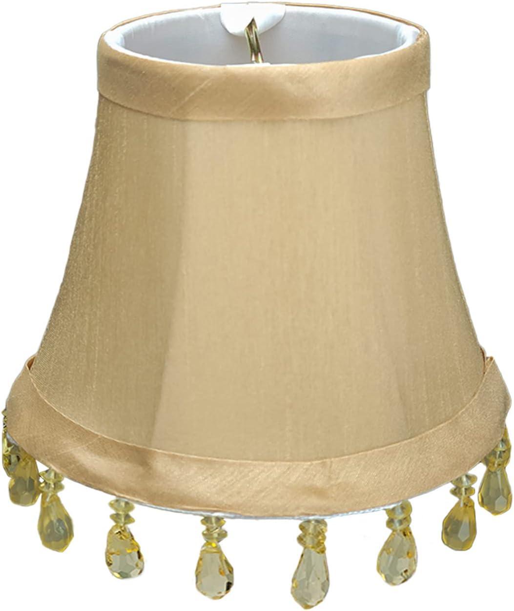 4'' H Silk Bell Candelabra Shade (Set of 6)