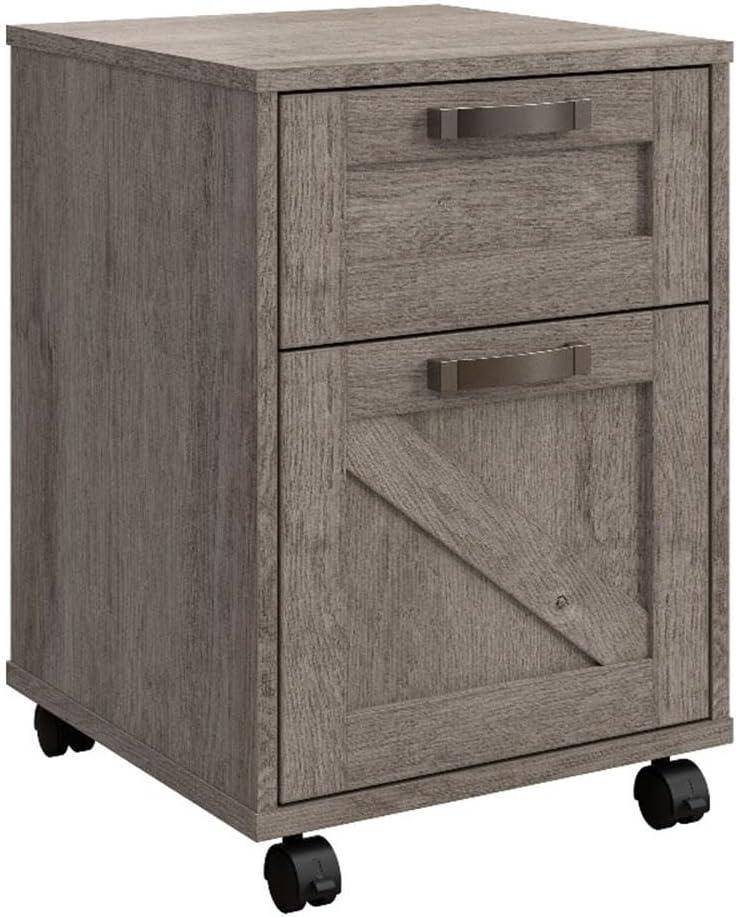 Cowden 16"W 2 -Drawer Mobile Vertical Filing Cabinet