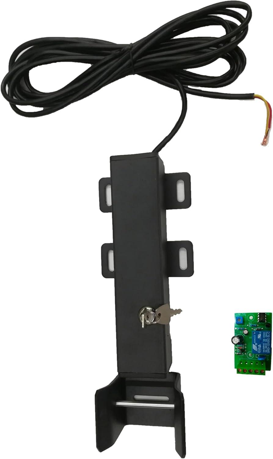 Black Electric Lock for Swing Gate Opener with Keys