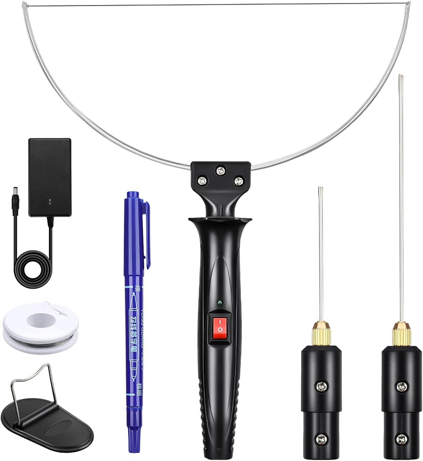 GOCHANGE Electric Foam Cutting Machine Kit Electric Heated Foam Carving Knife Cutting Tool Set