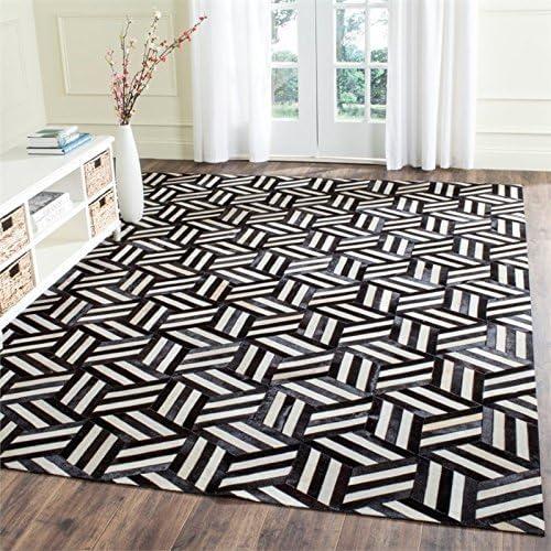 Studio Leather STL219 Hand Woven Area Rug - Ivory/Black - 3'x5' - Safavieh.