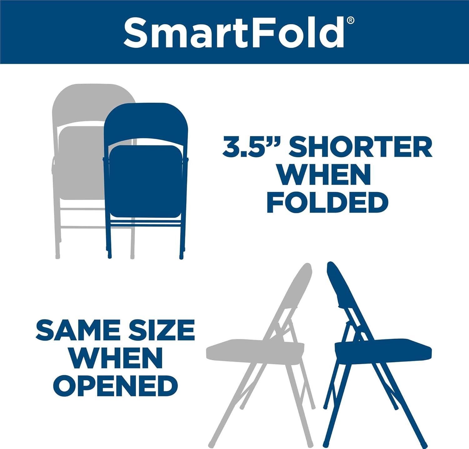 COSCO SmartFold All-Steel Folding Chair