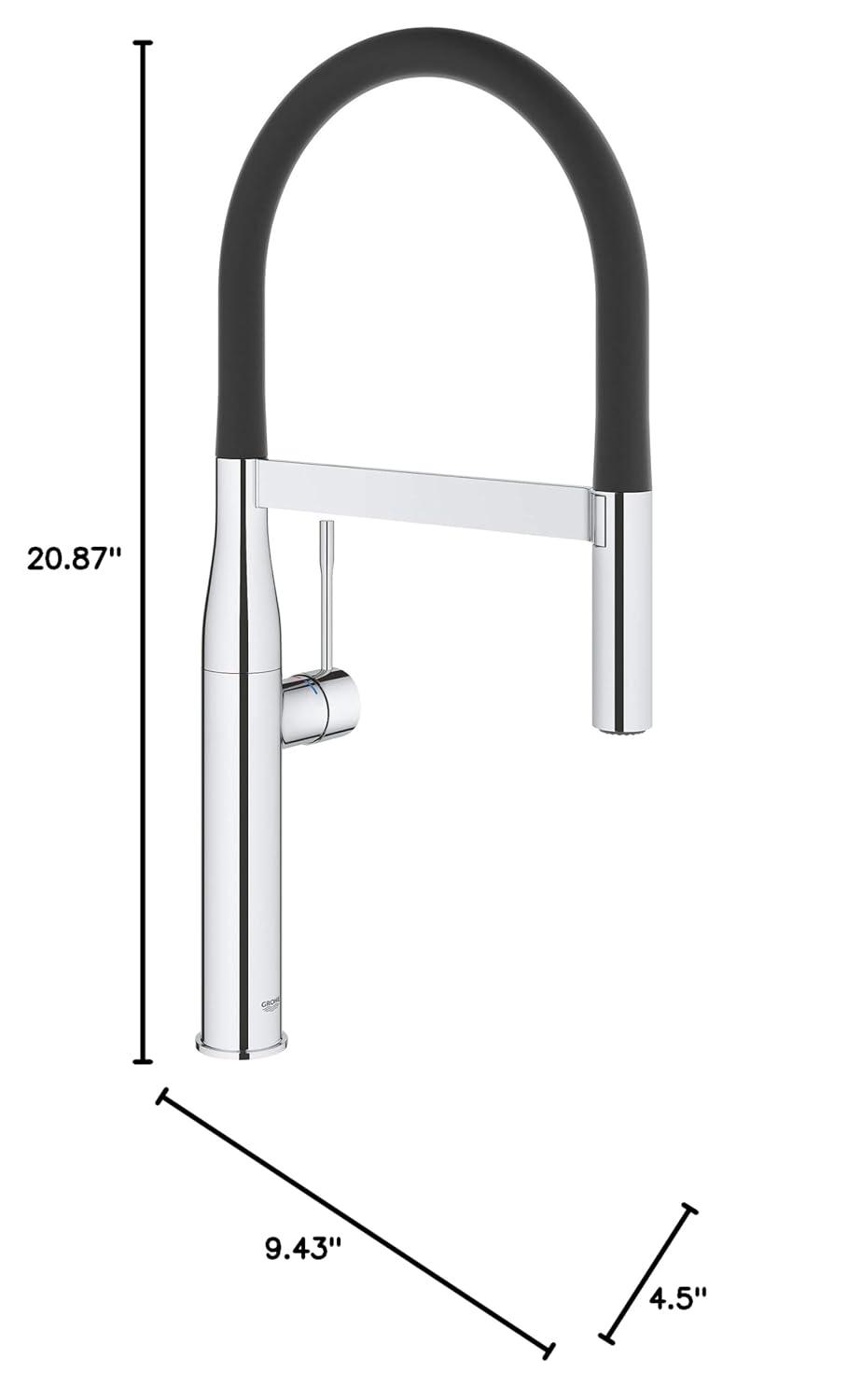 Essence New Single Handle Kitchen Faucet with SilkMove® and with Accessories