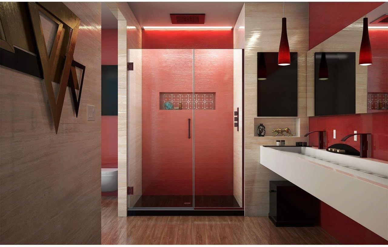 Unidoor Plus 46" W x 72" H Pivot Frameless Shower Door with ClearMax™ Technology