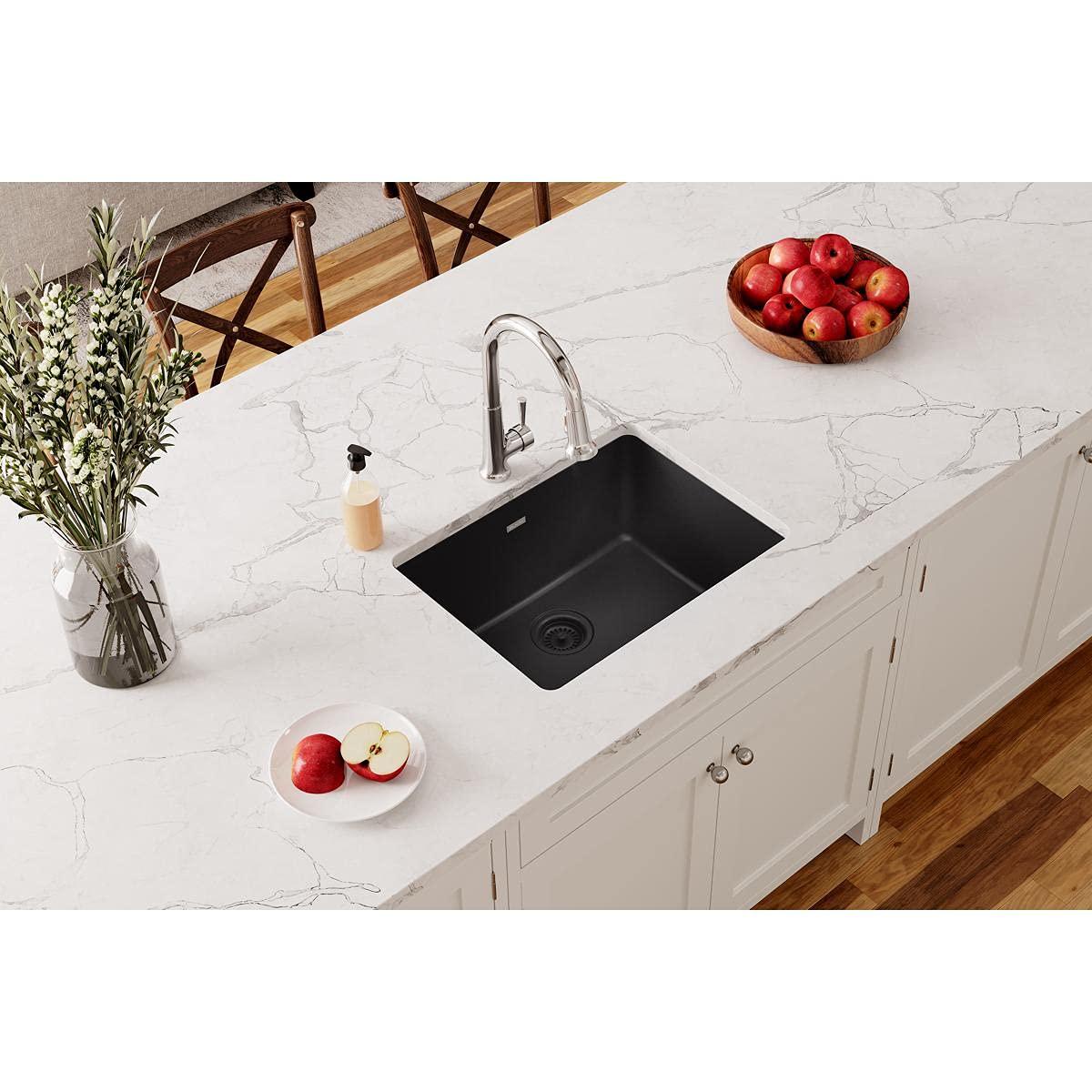 Quartz Classic 24-5/8" x 18-1/2" x 9-1/2" Undermount Kitchen Sink