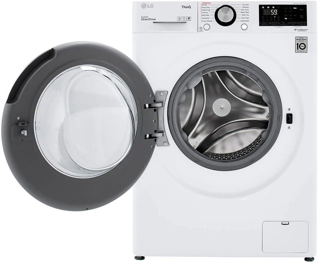 LG 24 Inch White Smart All-In-One Washer Dryer Combo