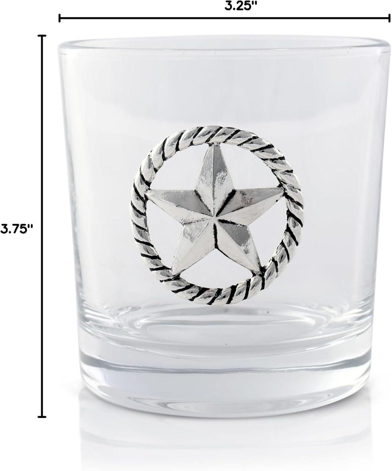 Arthur Court Designs Arthur Court Designs 4 - Piece Western Star Whiskey Glassware Set (Set of 4)