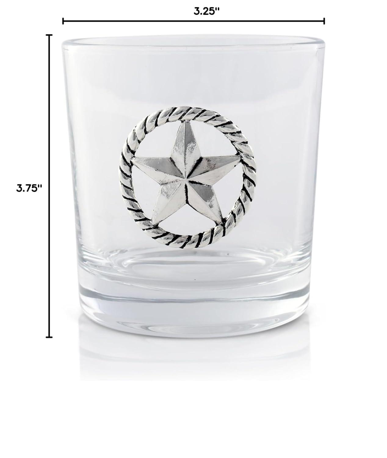 Arthur Court Designs Arthur Court Designs 4 - Piece Western Star Whiskey Glassware Set (Set of 4)