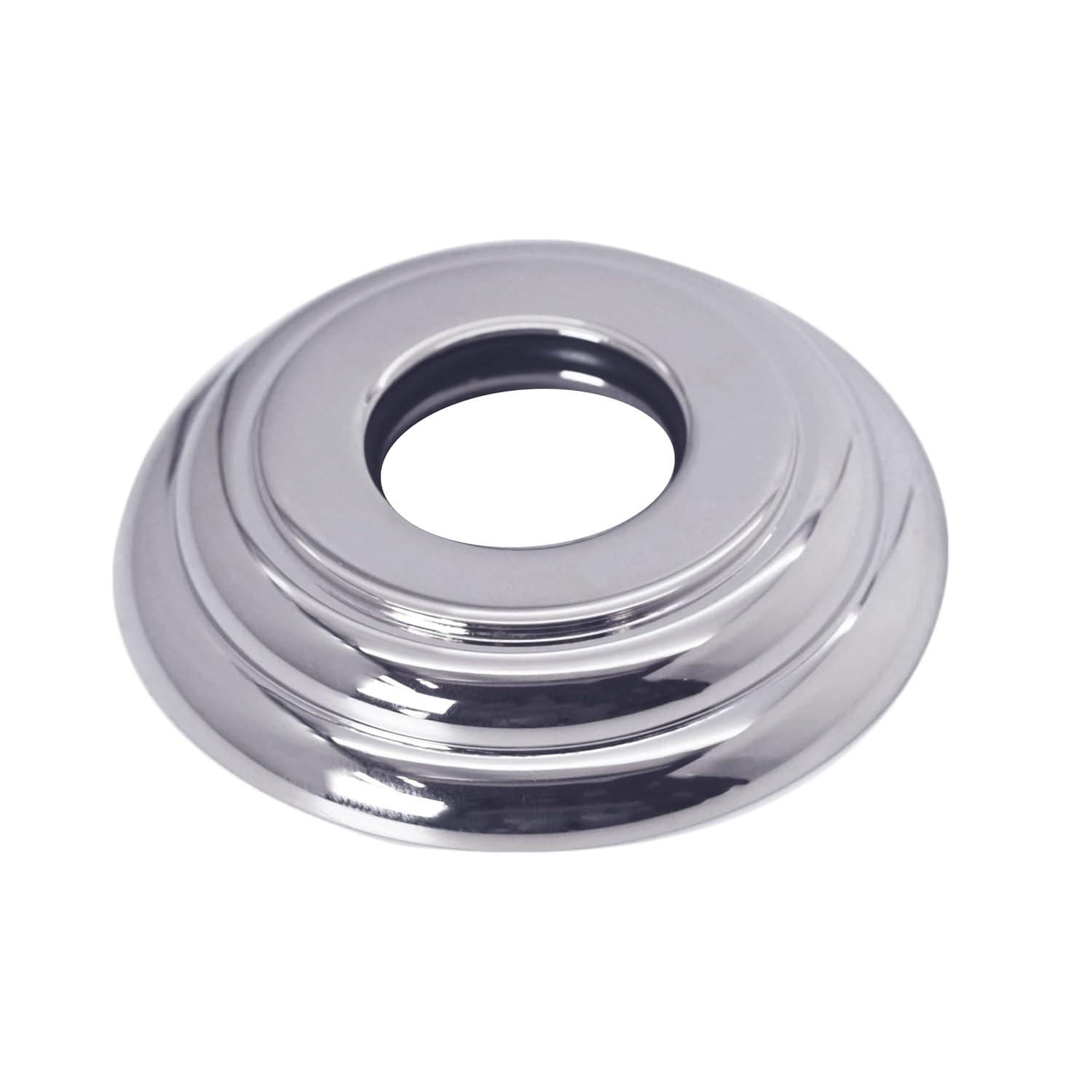 1/2" IPS x 36" Round Ceiling Mount Shower Arm with Flange