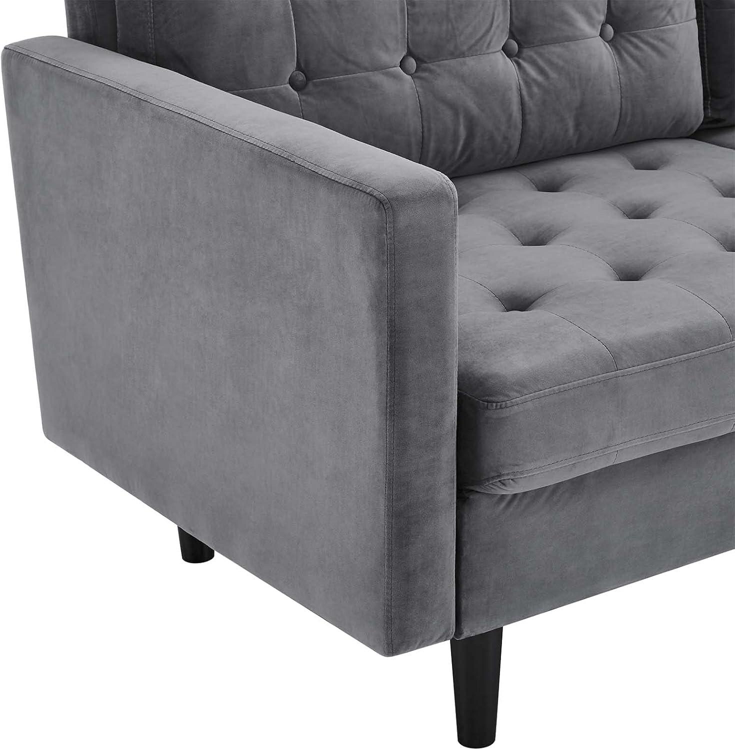 75'' Velvet Sofa