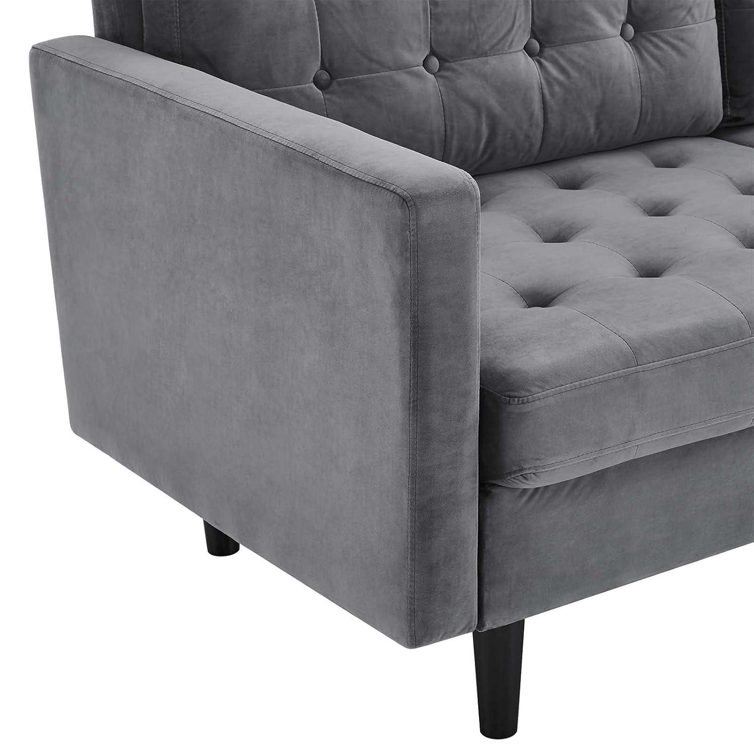 75'' Velvet Sofa