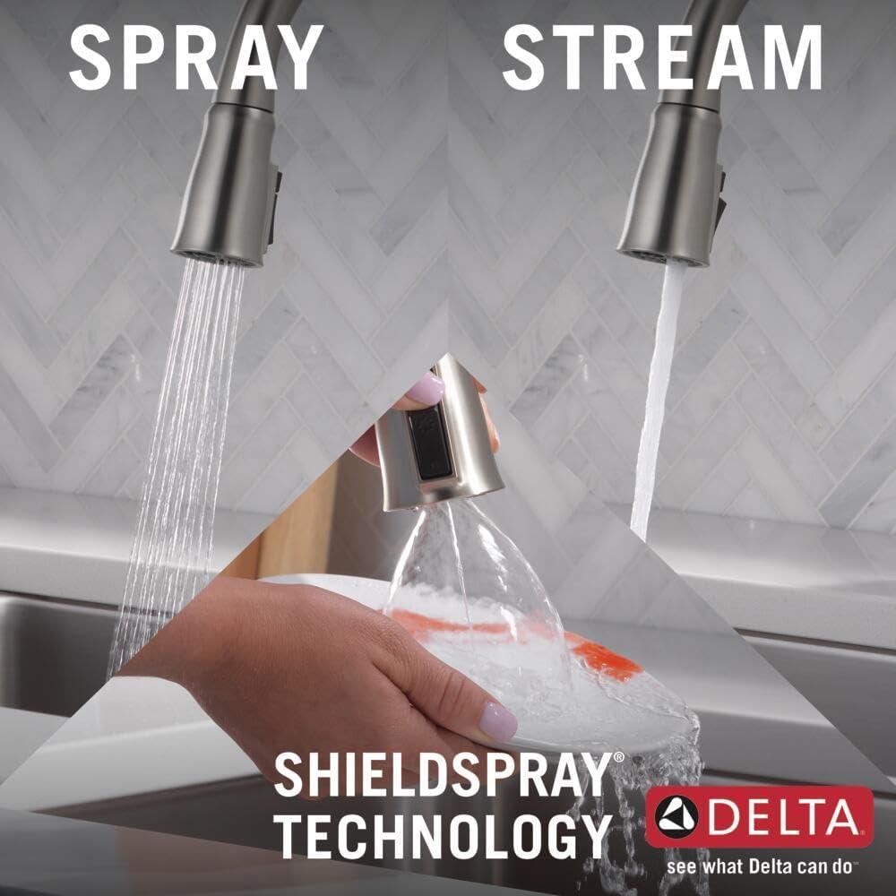 Ophelia Pull Down Sprayer Touch Kitchen Sink Faucet, Touch Control Kitchen Faucet