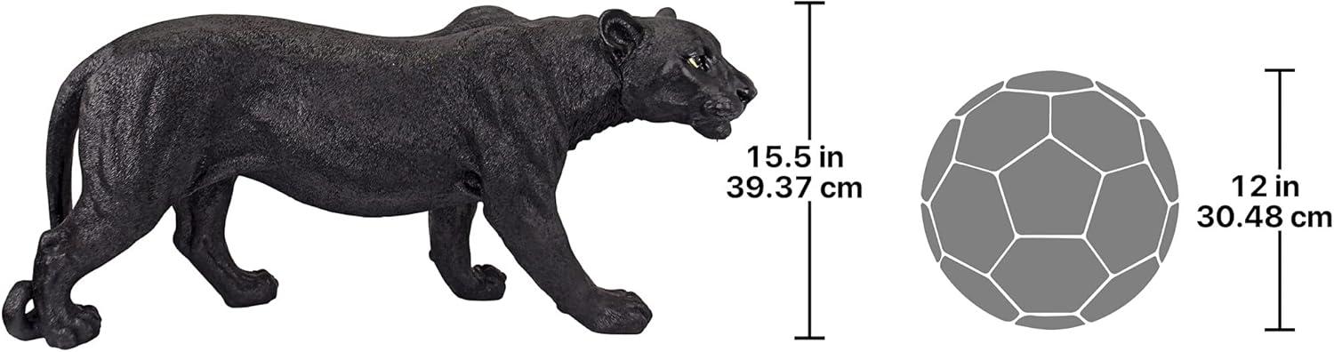 Shadowed Predator Panther Garden Statue