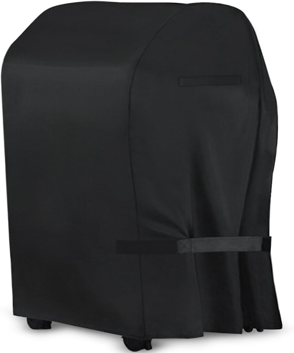 Heavy Duty Black Waterproof 40-Inch Grill Cover