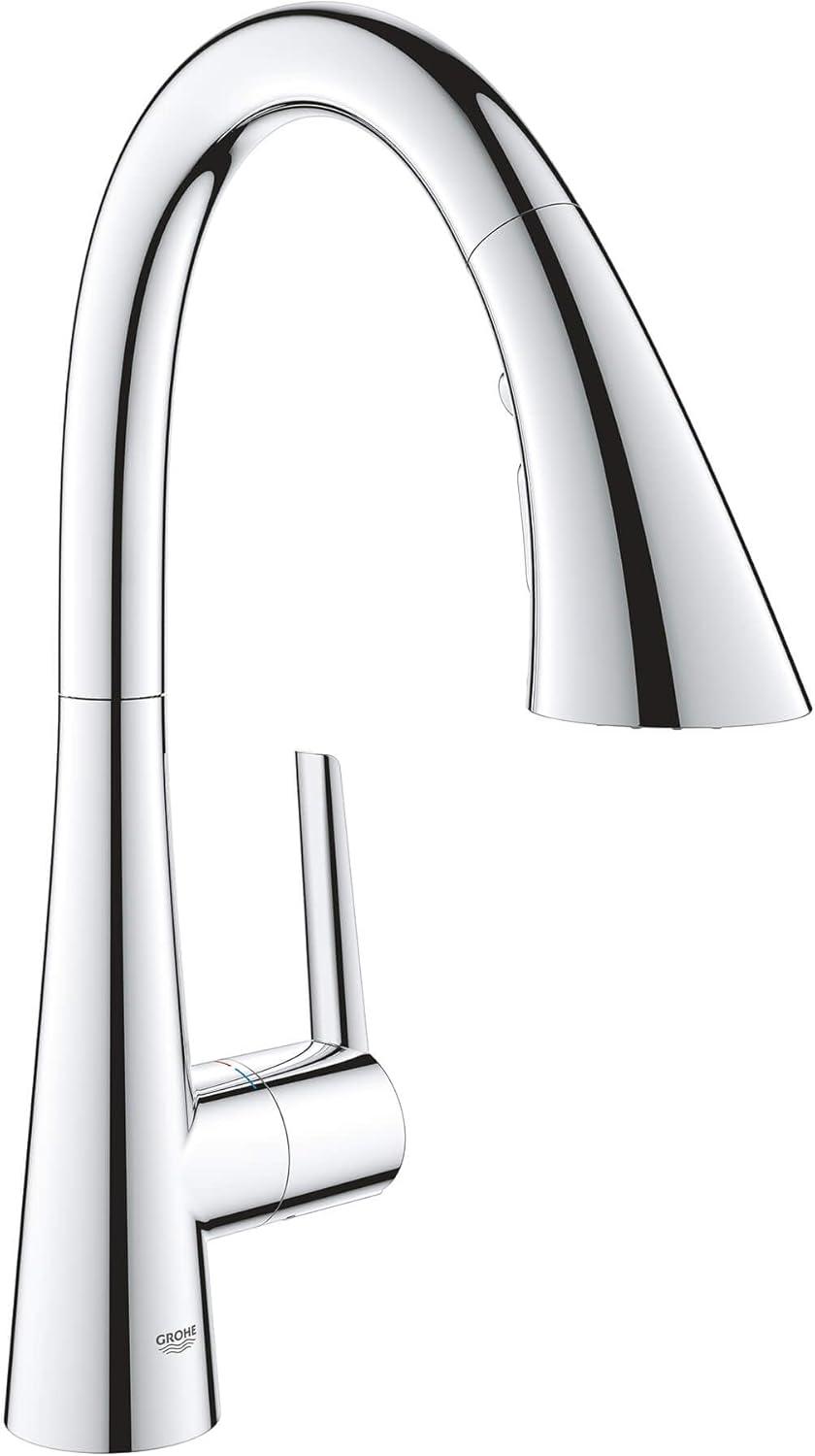 ZEDRA Single-Handle Pull Down Triple Spray Bar Faucet 1.75 GPM