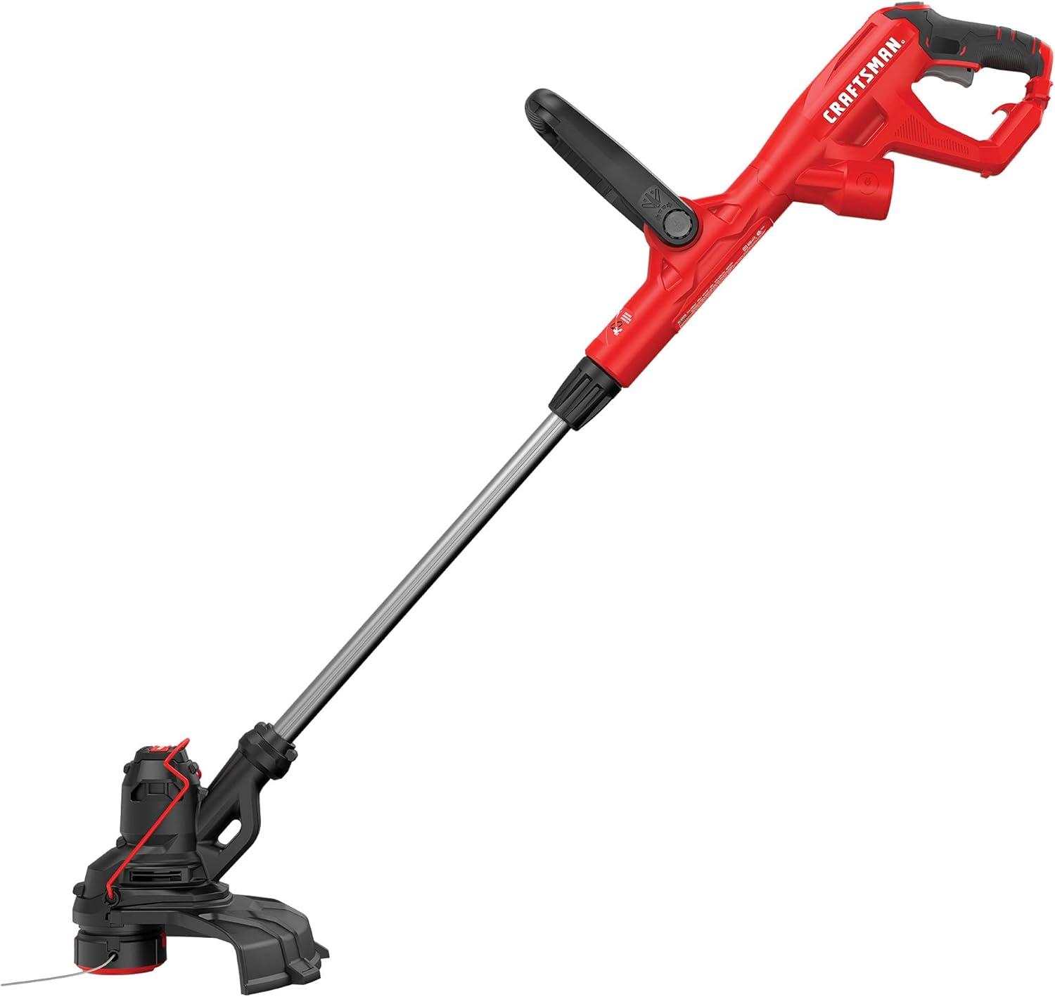 Craftsman Red Electric 14-Inch Straight Shaft String Trimmer