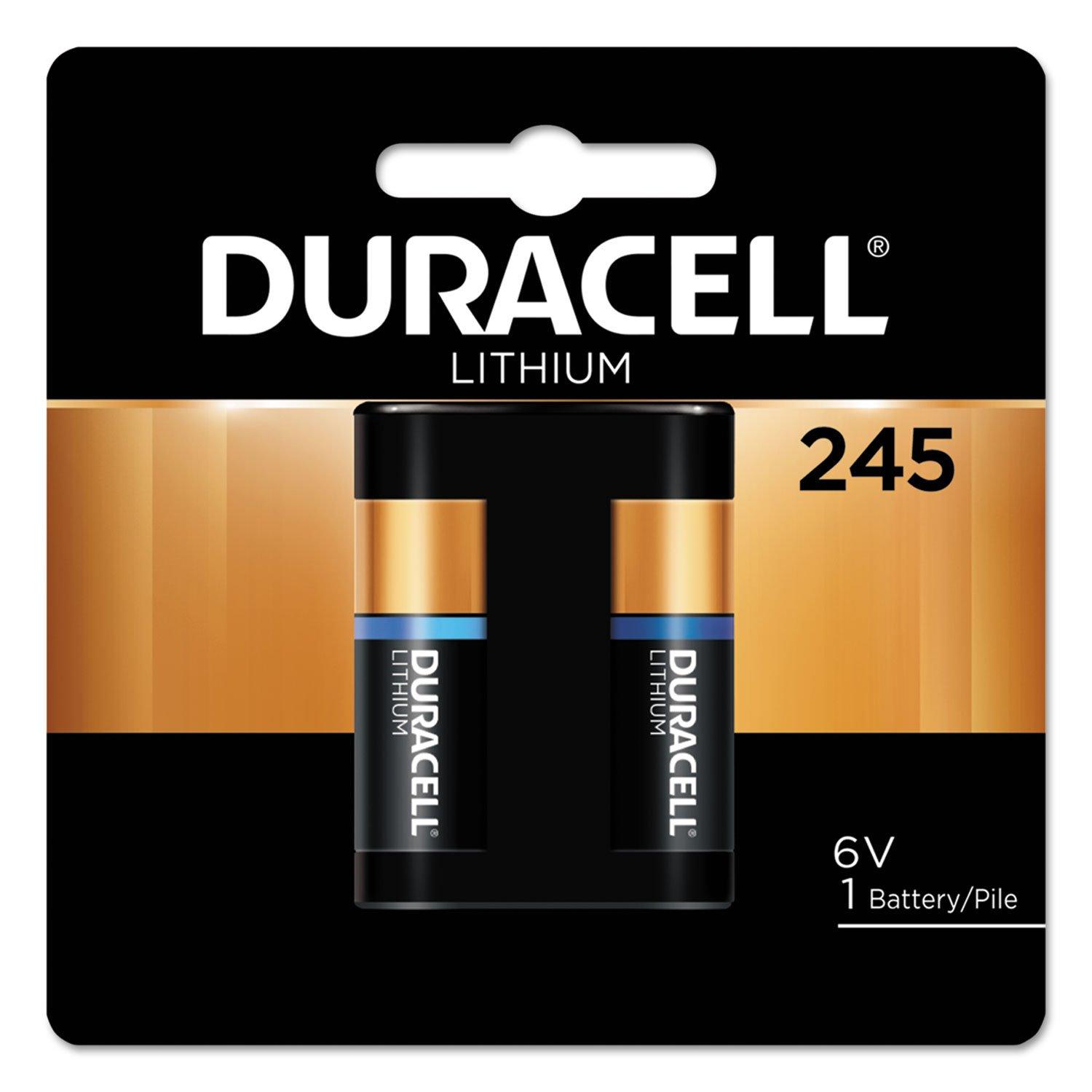 Duracell® Specialty High-Power Lithium Battery, 245, 6 V DL245BPK