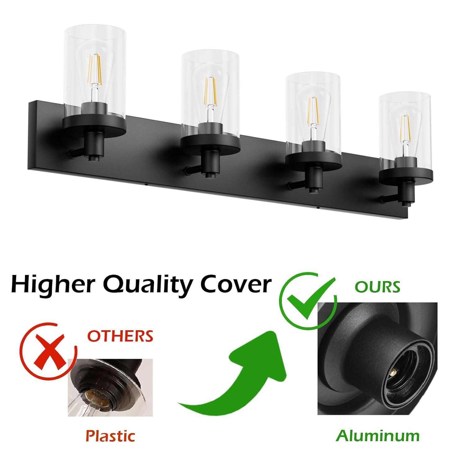 Gracie Oaks Collman 4 - Light Dimmable Vanity Light