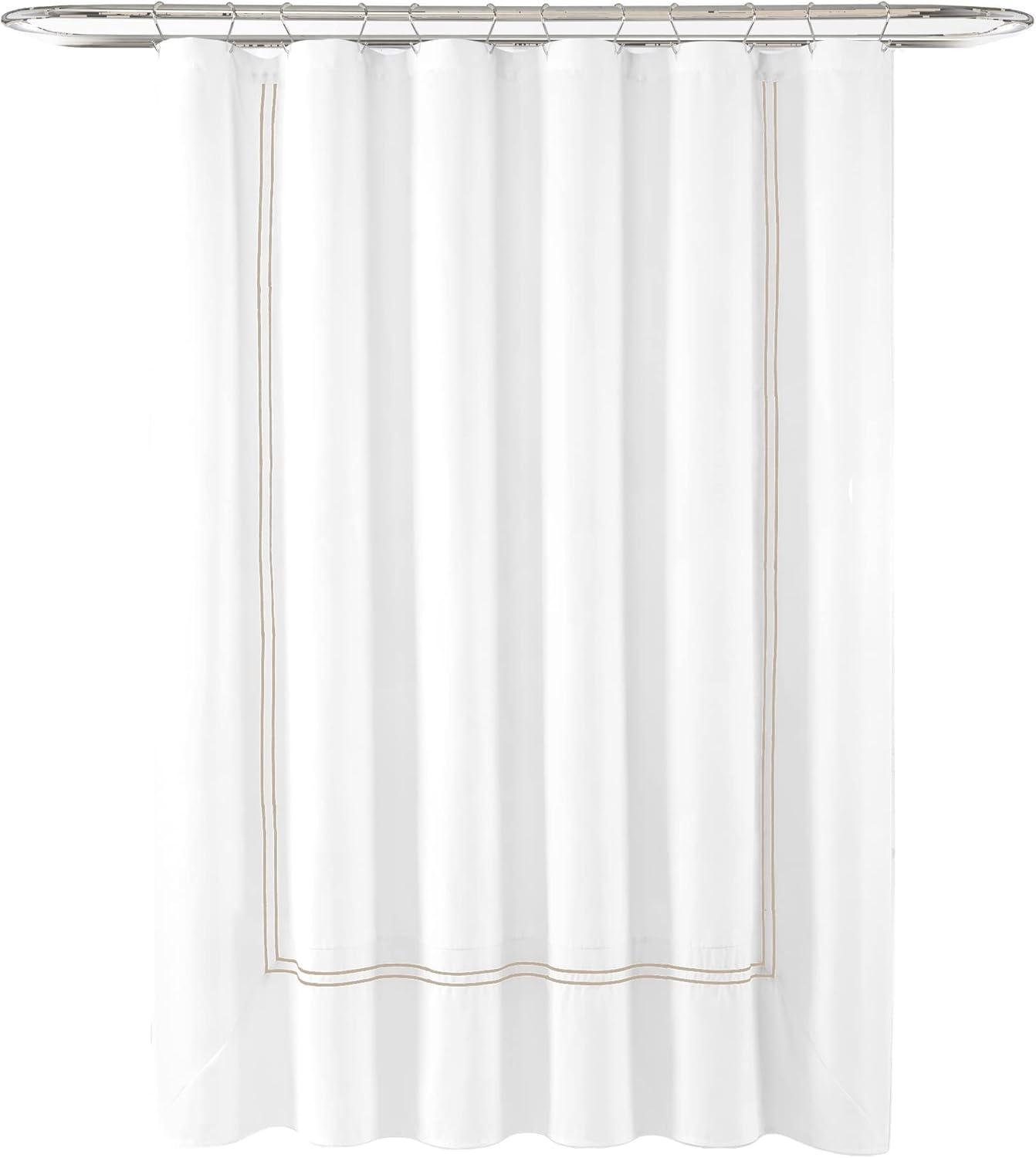 Lush Decor Geometric Shower Curtain