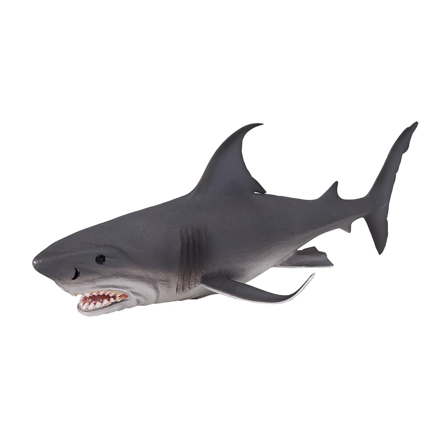 MOJO - Realistic International Wildlife Figurine, Large Great White Shark